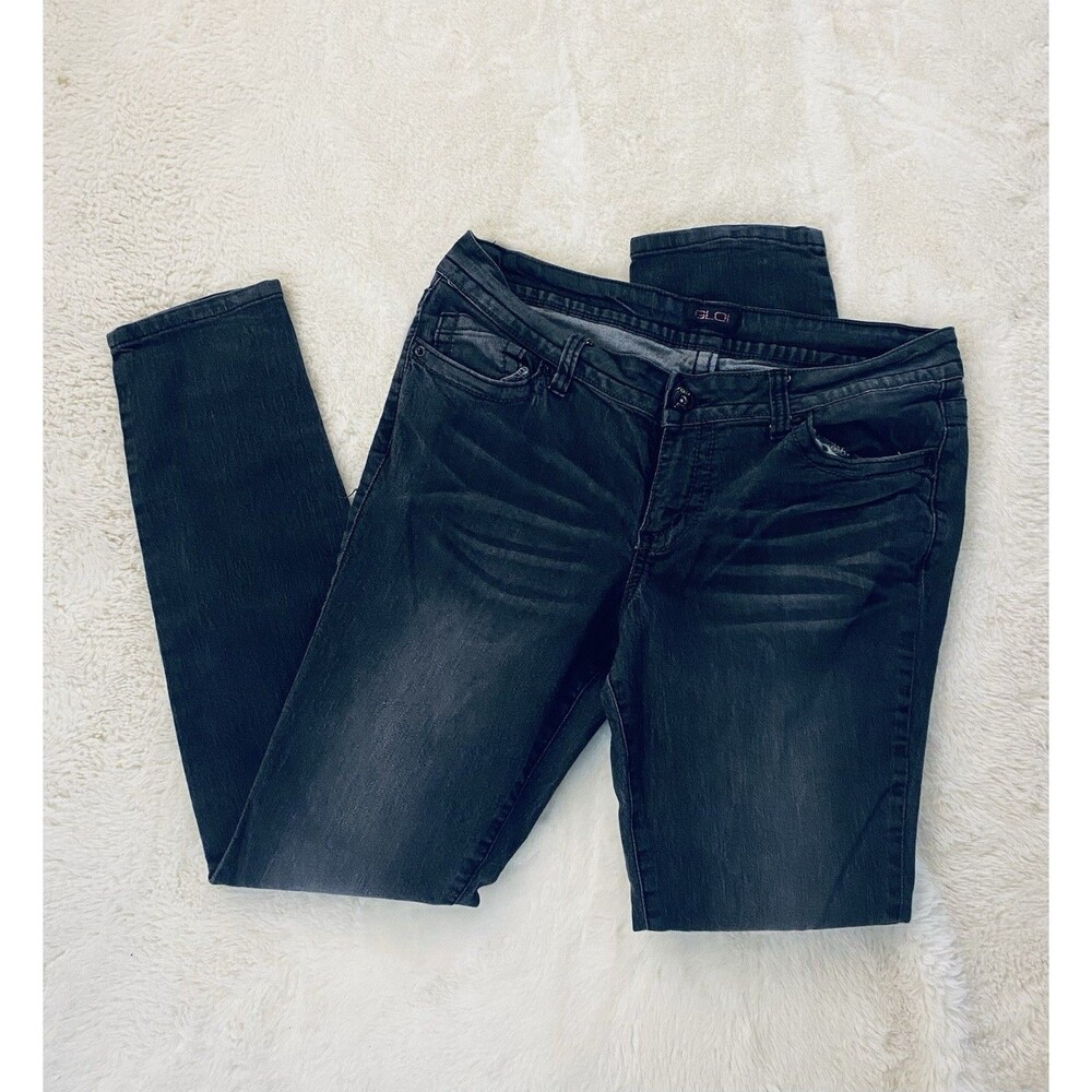 Glo Skinny Jeans Womens Size 13 Mid Rise Medium Wash Denim Pants Juniors